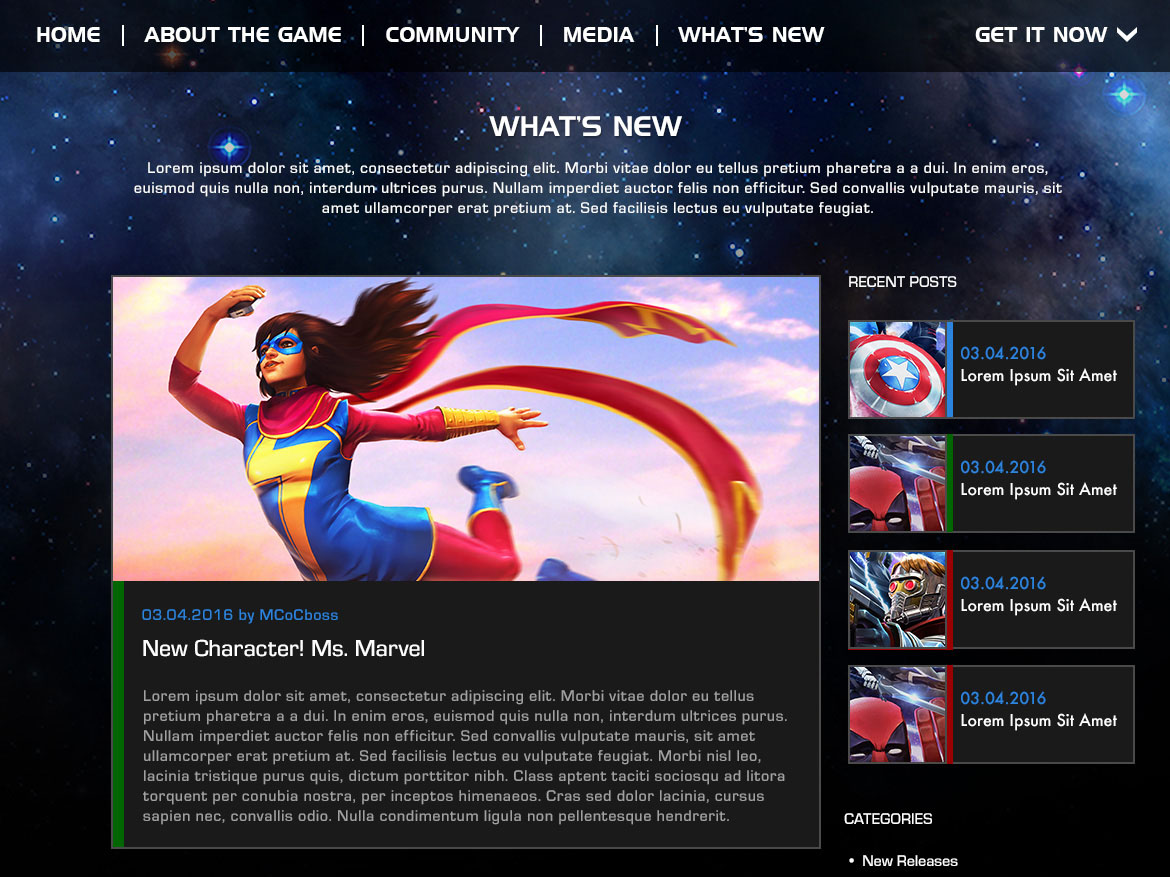 MCoC Launch Website