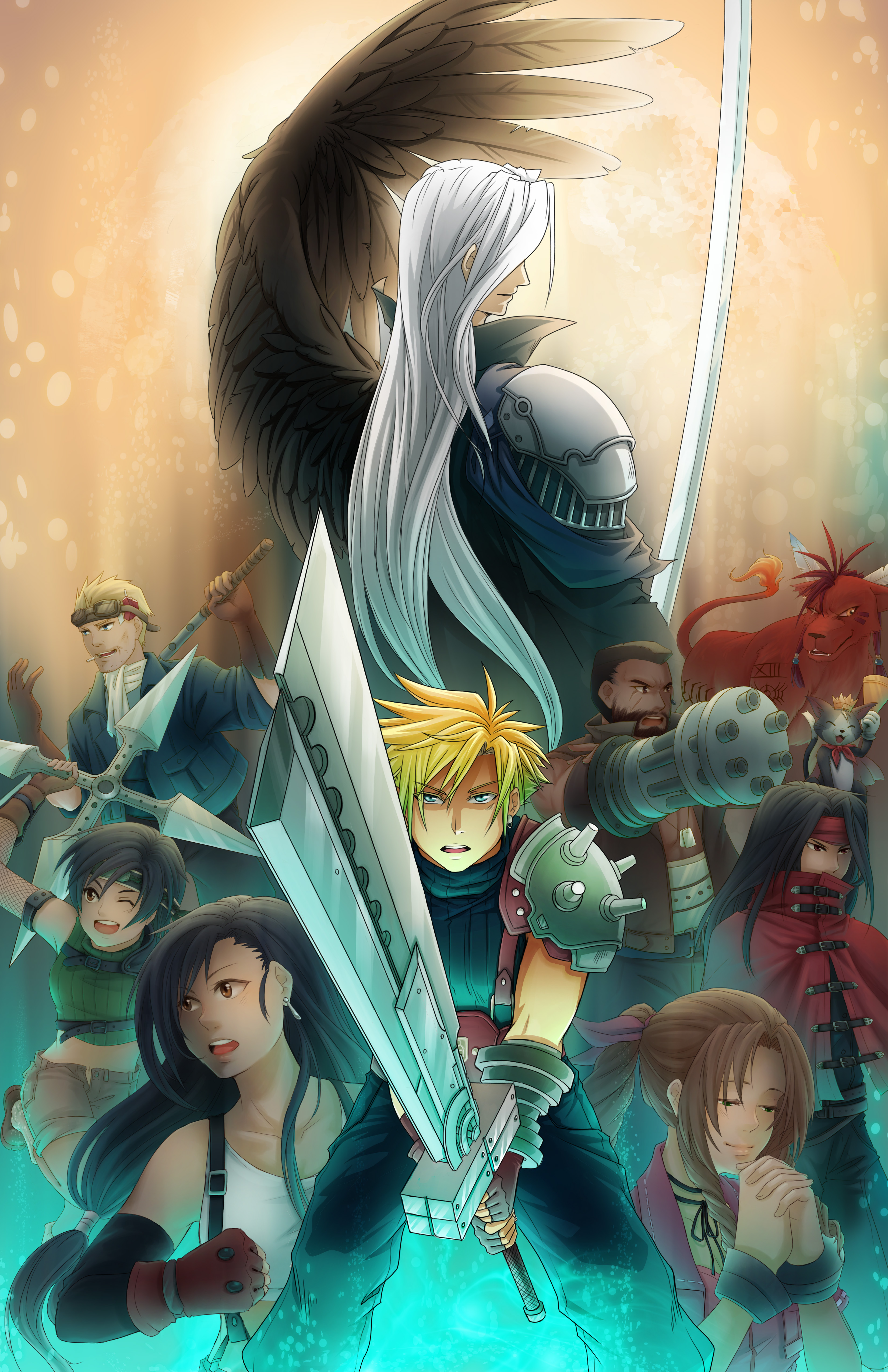 Final Fantasy VII Fan Illustration