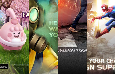 Marketing Graphics for Various Games